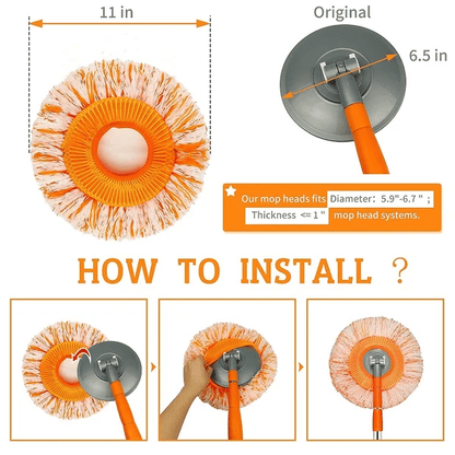 360° drehbarer, verstellbarer Reinigungsmopp --Kaufen Sie 2 SETS GRATIS VERSAND