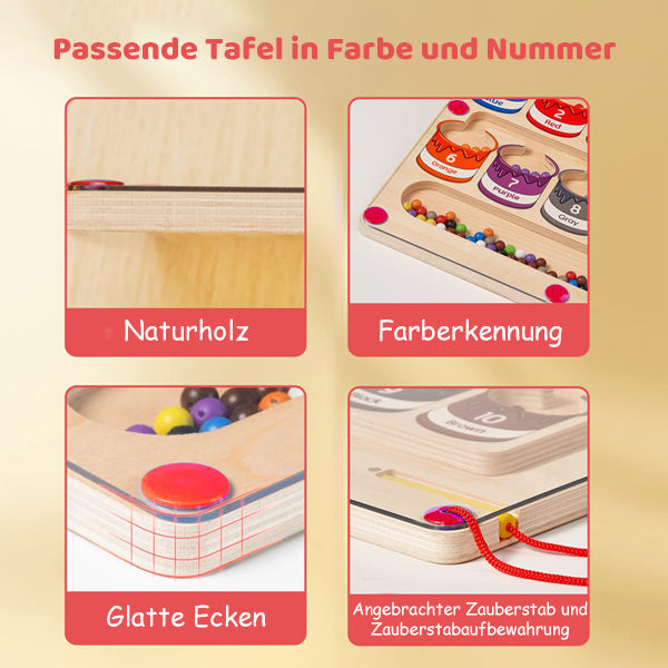 🔥50 % Rabatt für begrenzte Zeit🔥Magnetisches Farb- und Zahlenlabyrinth