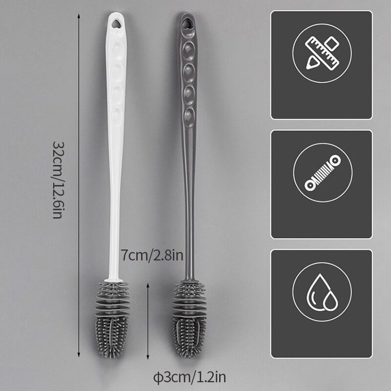 Reinigungsbürste für Flaschen aus Silikon