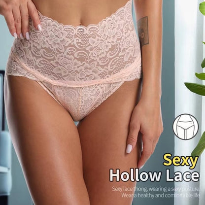 Sexy Premium-Spitzenhöschen mit hoher Taille