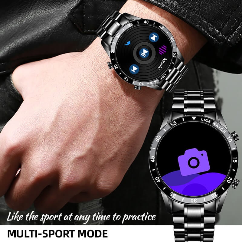 Luxus Herren/Frauen Uhr Bluetooth Anruf IP67 Wasserdicht