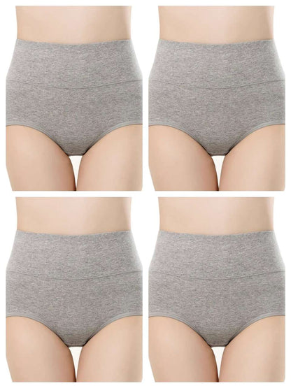 Baumwollunterwäsche mit hoher Taille für Damen