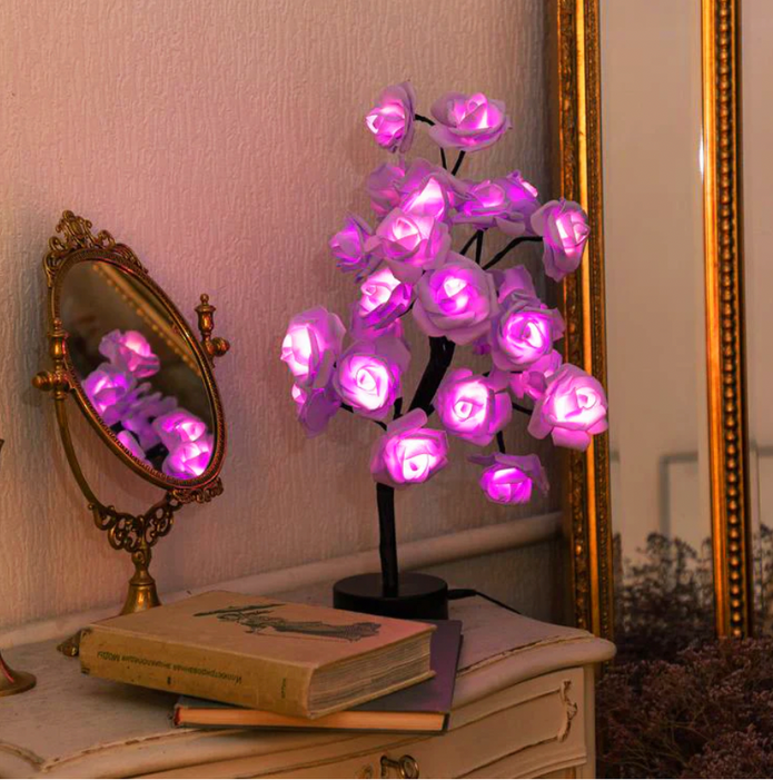 Forever Rose Tree Lamp