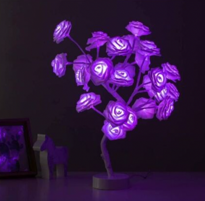 Forever Rose Tree Lamp