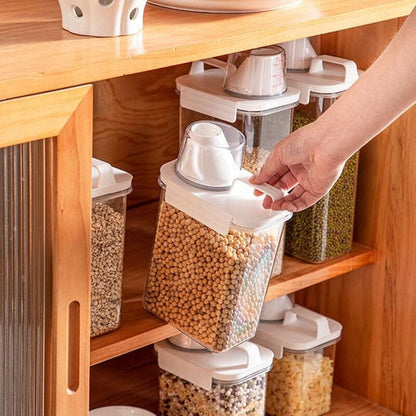 Cereal Dispenser Easy Flow Storage Jar Kunststoff Lebensmittel-Container