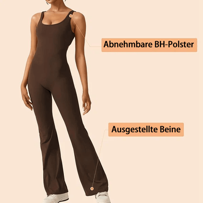 🔥Neujahrsverkauf-50%🔥RabattSexy rückenfreie Jumpsuits mit Schlagseite