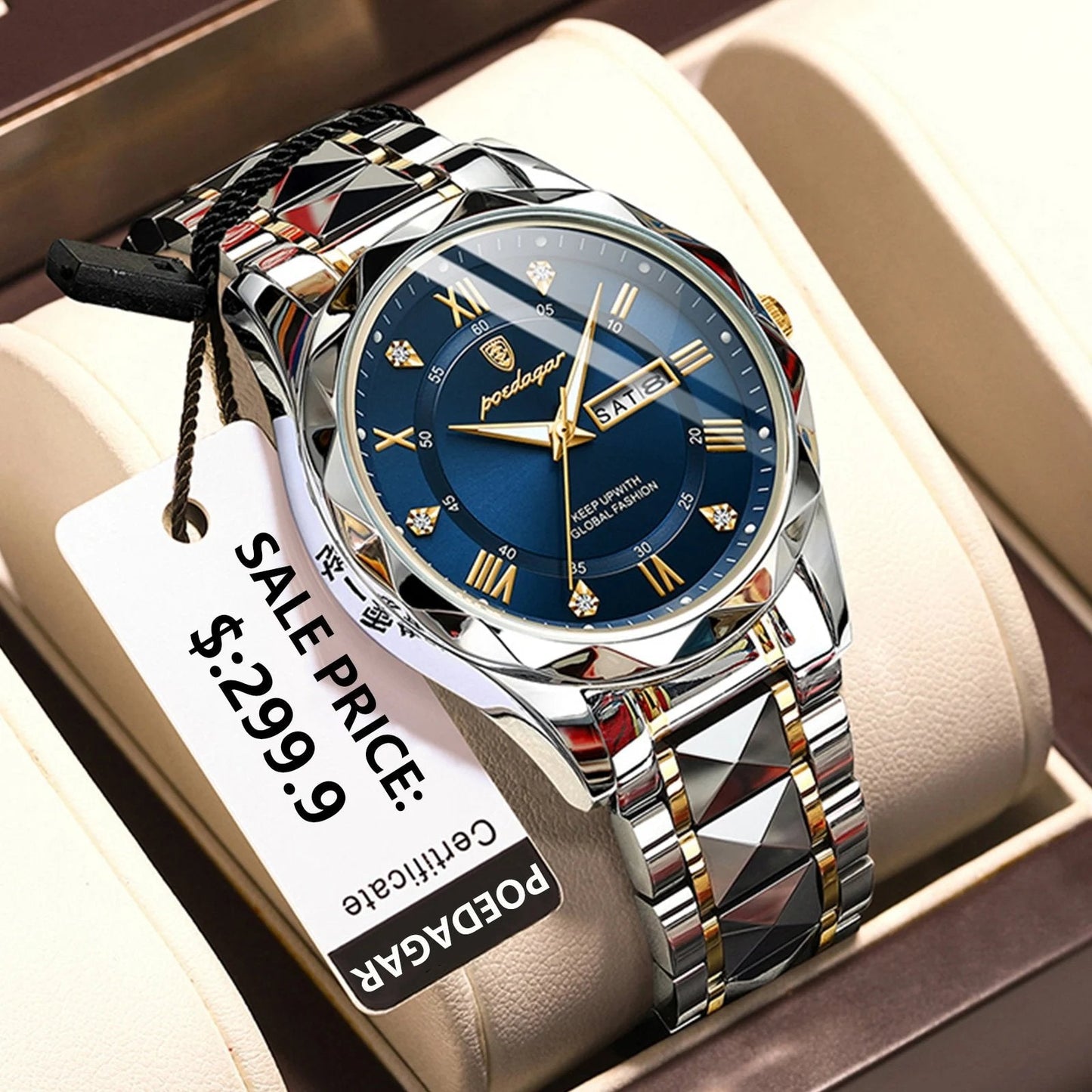 Weihnachtsverkauf Heißverkauf🎁 Wasserdicht Top Marke Luxus Mann Armbanduhr mit leuchtenden