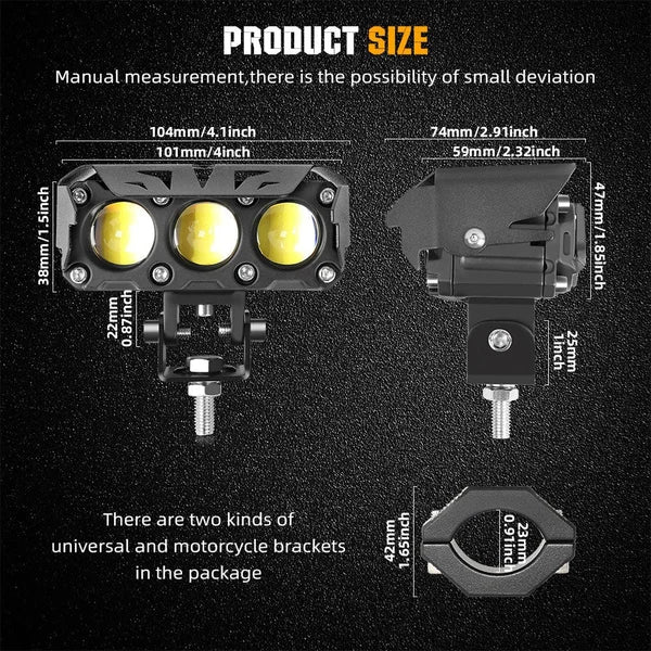 Motorrad-Fahrlicht LED-Hilfslicht