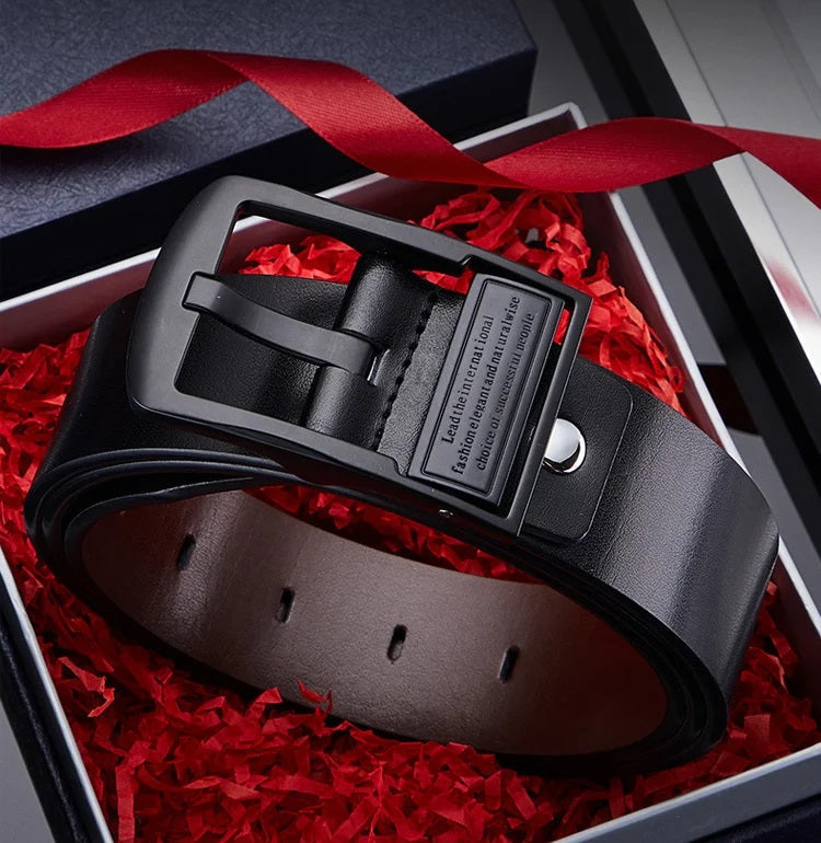 [Praktisches Geschenk für ihn] Herren Business Ledergürtel