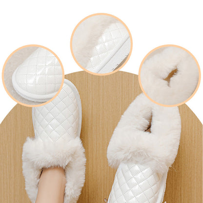 [Bestes Geschenk für Sie] Wasserdichte und warme Schneestiefel mit Plüsch für Damen