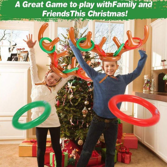 Weihnachts-Rentier-Geweih-Ringwurfspiel