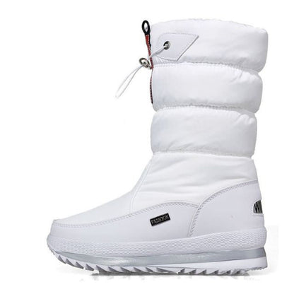 ❄️Premium wasserdichte, rutschfeste Kunstfell-Schneestiefel für Damen👢