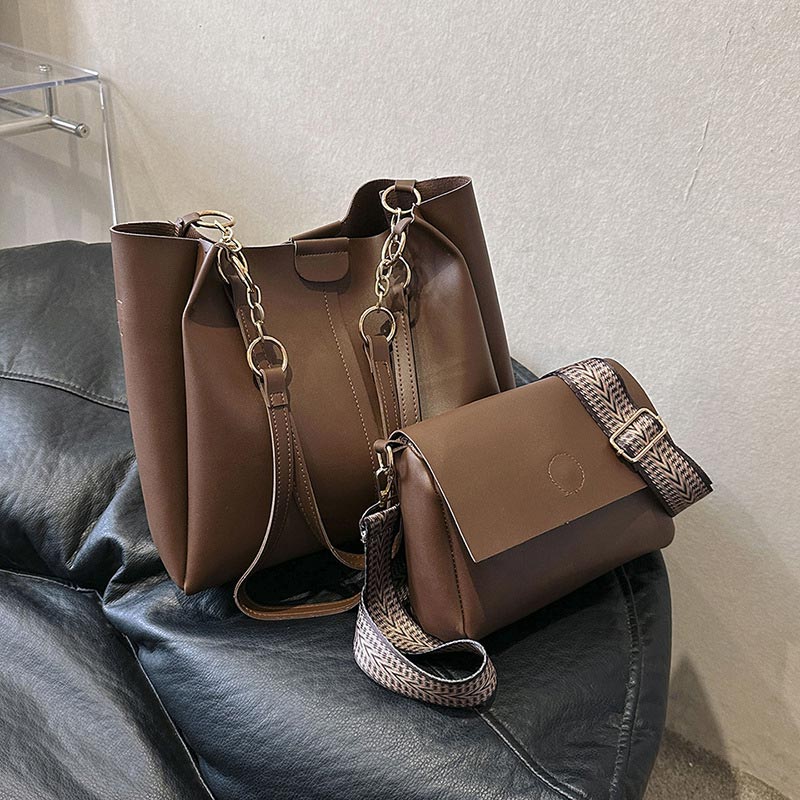 Tolles Geschenk! Tragetasche und Crossbody Umhängetasche 2er-Set für Damen