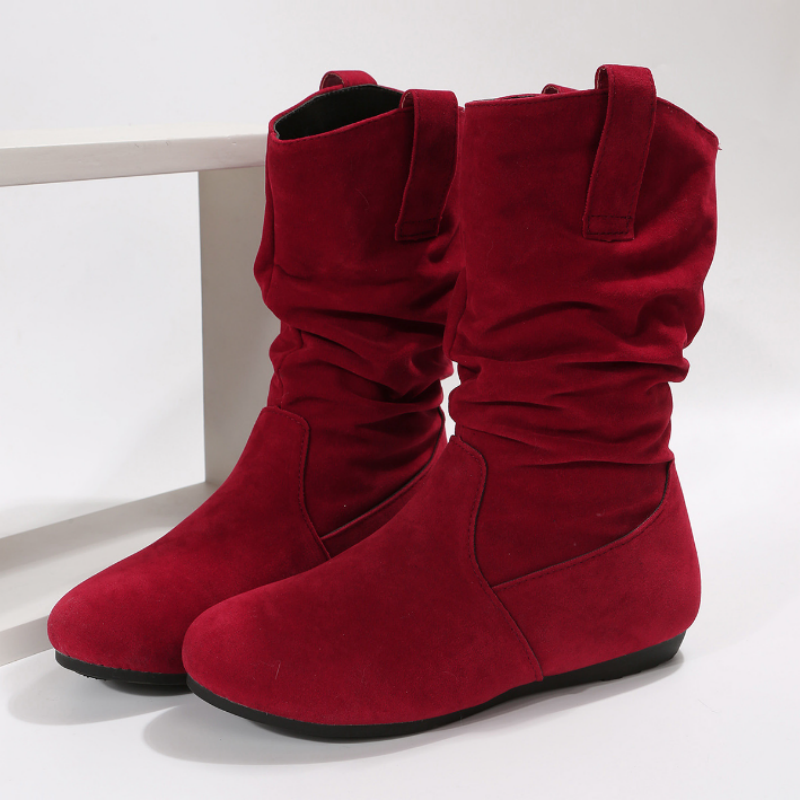 [Bestes Geschenk für Sie] Modische, bequeme, warme Winterstiefel mit runder Zehenpartie