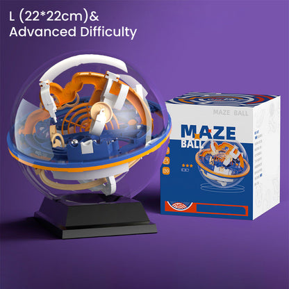 3D Gravity Maze Ball mit 100 herausfordernden Hindernissen